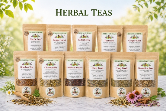 Herbal Teas for every health condition (50+) 